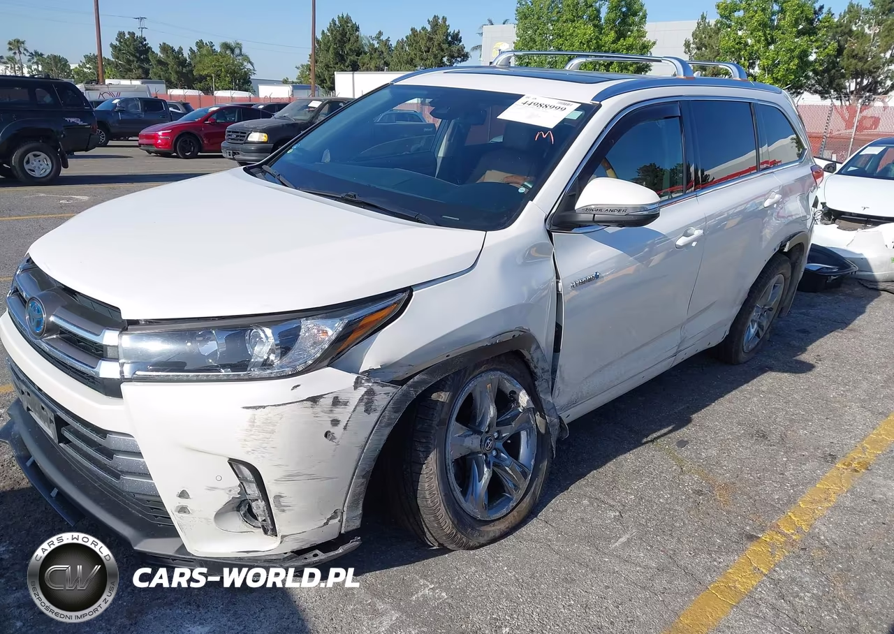 2018 Toyota Highlander Hybrid Limited Platinum VIN:5TDDGRFH7JS038595 - 2