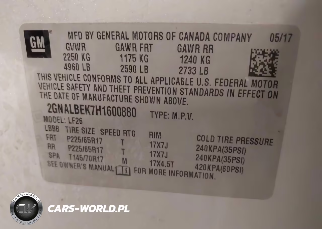2017 Chevrolet Equinox Ls VIN:2GNALBEK7H1600880 - 9
