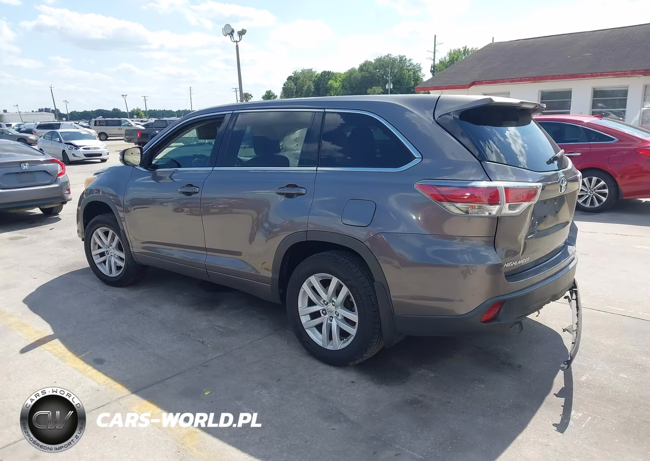 2014 Toyota Highlander Le VIN:5TDZARFH2ES005999 - 3