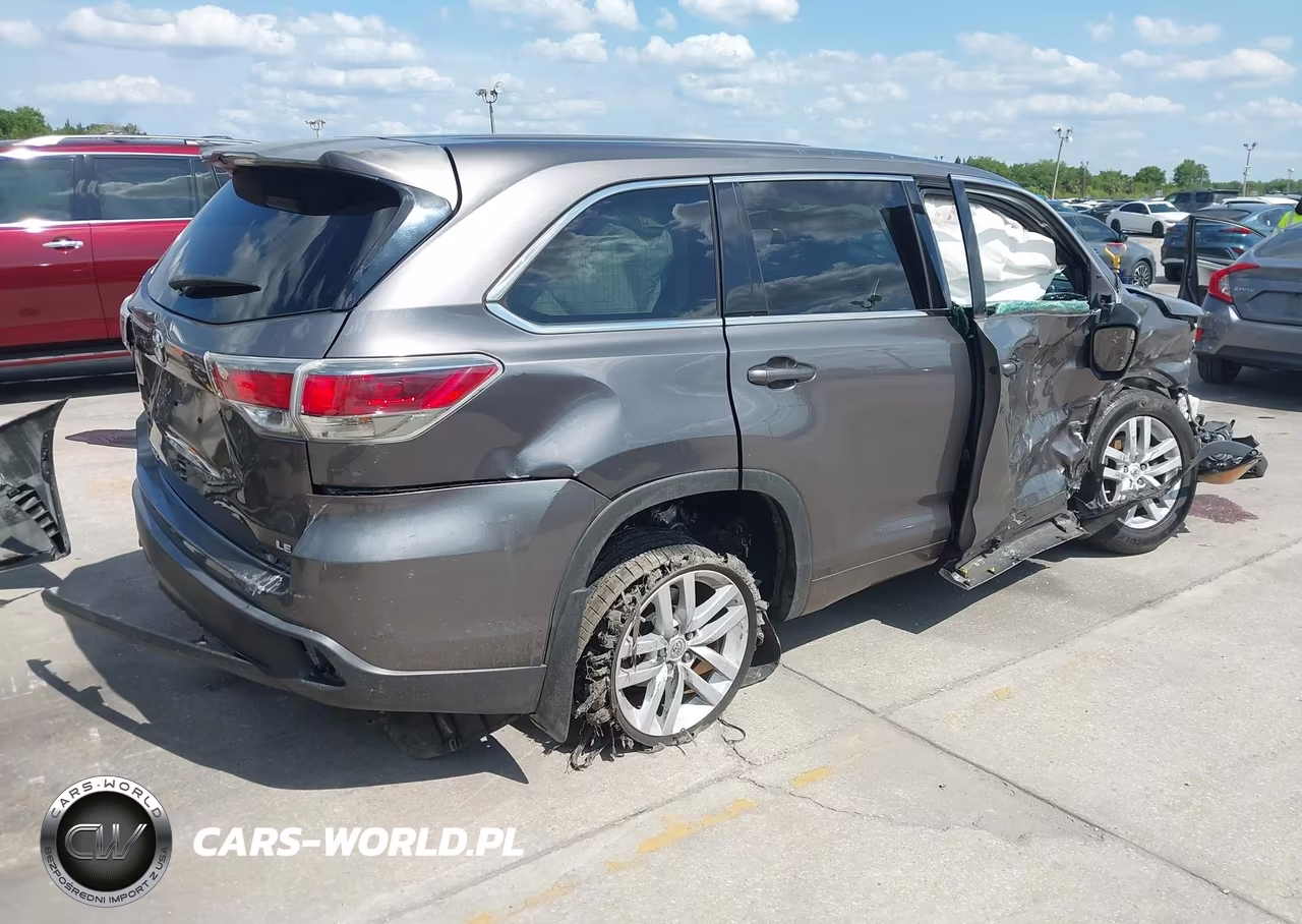 2014 Toyota Highlander Le VIN:5TDZARFH2ES005999 - 4