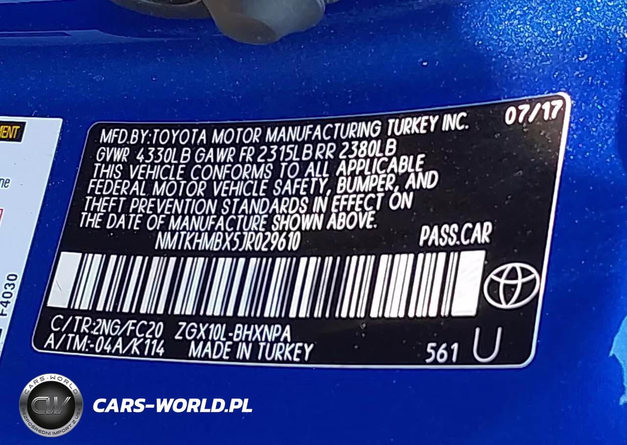 2018 Toyota C-Hr Xle Premium VIN:NMTKHMBX5JR029610 - 9