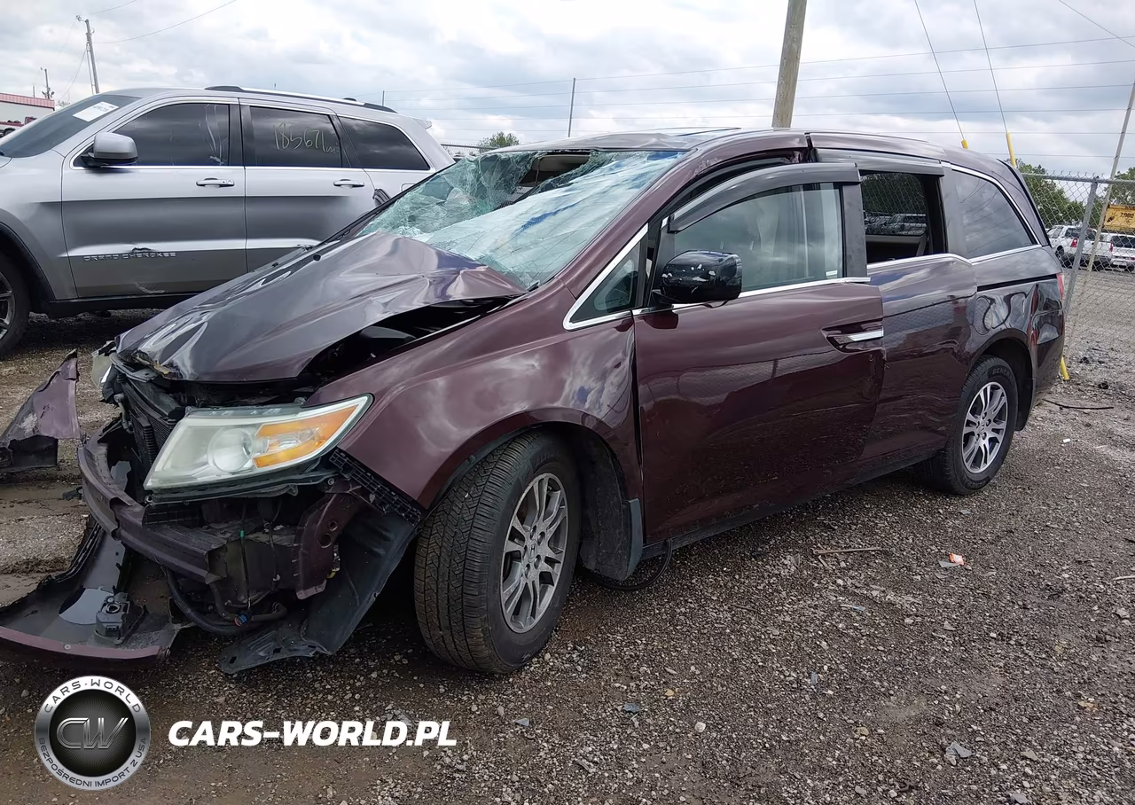 2013 Honda Odyssey Ex-L VIN:5FNRL5H66DB067102 - 2