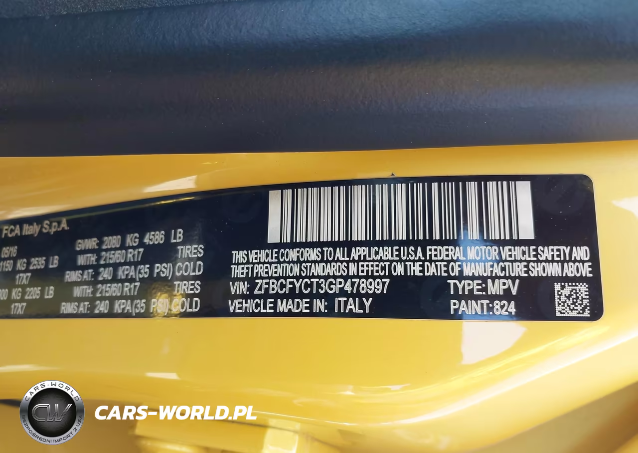 2016 Fiat 500X Trekking VIN:ZFBCFYCT3GP478997 - 9