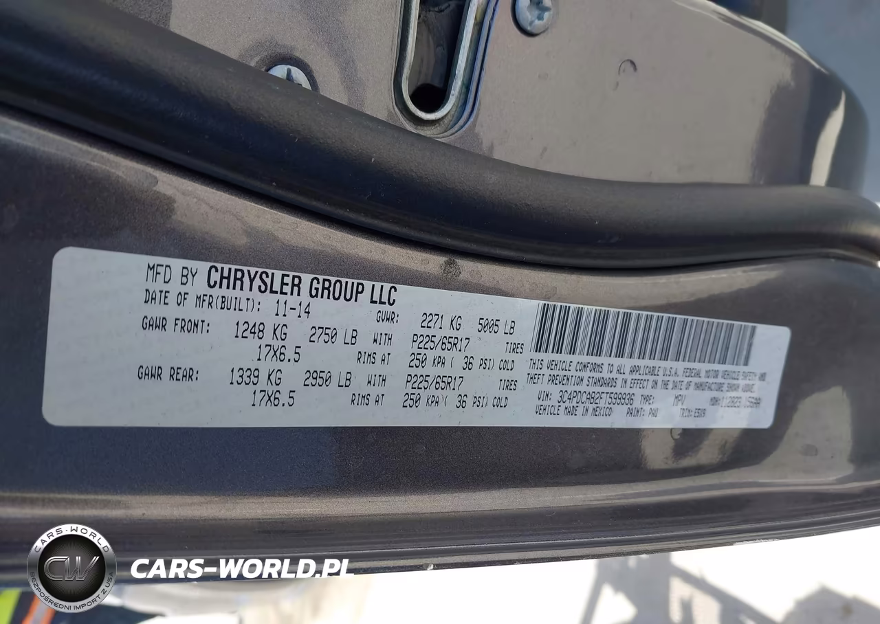 2015 Dodge Journey American Value Pkg VIN:3C4PDCAB2FT599936 - 9