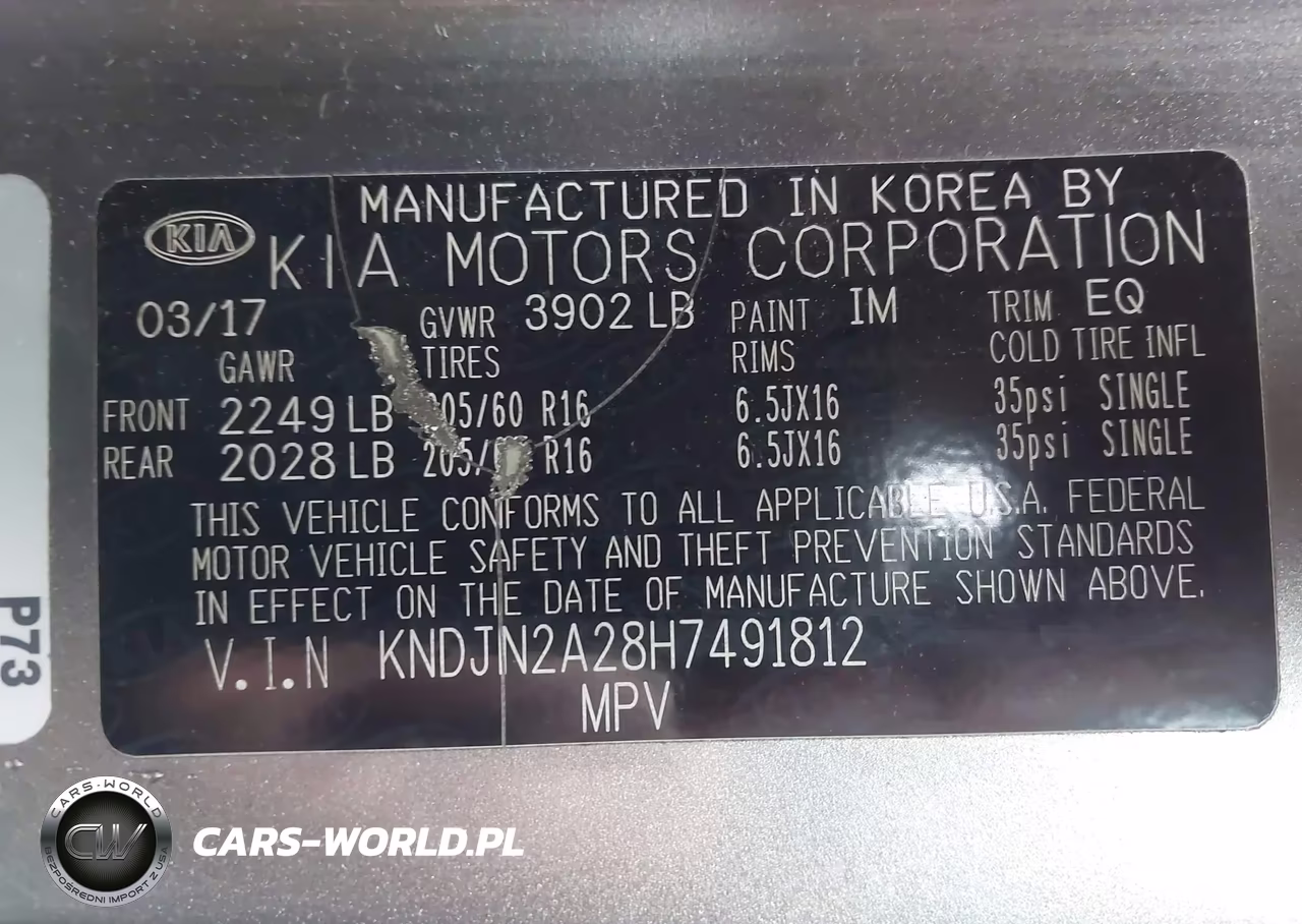 2017 Kia Soul VIN:KNDJN2A28H7491812 - 9