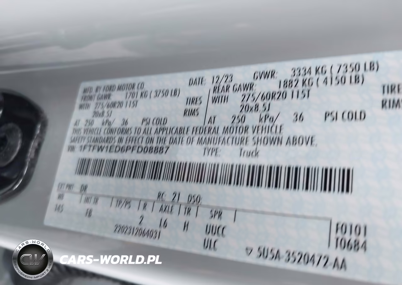 2023 Ford F-150 Xlt VIN:1FTFW1ED6PFD08887 - 9