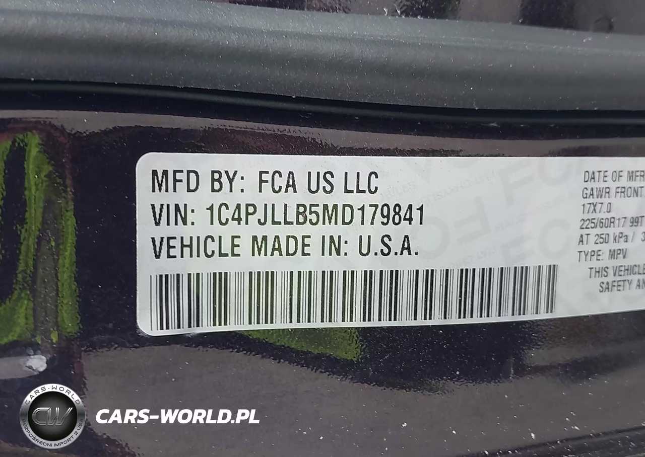 2021 Jeep Cherokee Latitude Plus Fwd VIN:1C4PJLLB5MD179841 - 9