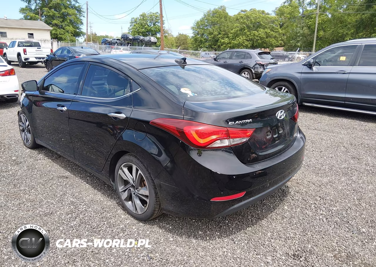 2014 Hyundai Elantra Limited VIN:KMHDH4AE1EU107727 - 3