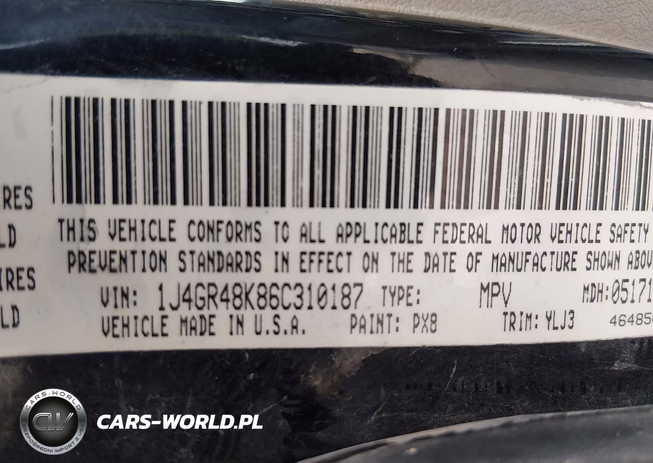 2006 Jeep Grand Cherokee Laredo VIN:1J4GR48K86C310187 - 9