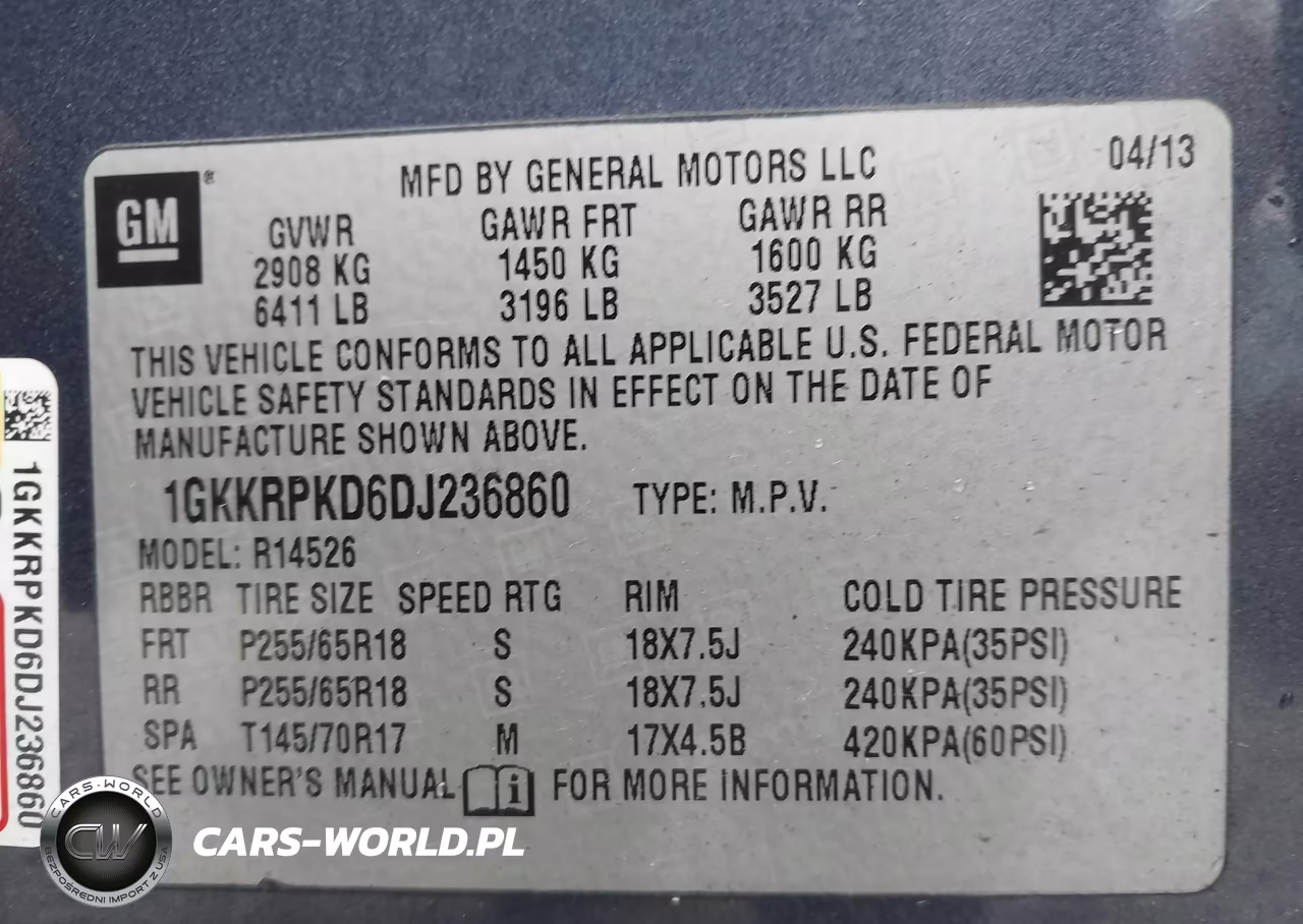 2013 GMC Acadia Sle-2 VIN:1GKKRPKD6DJ236860 - 9