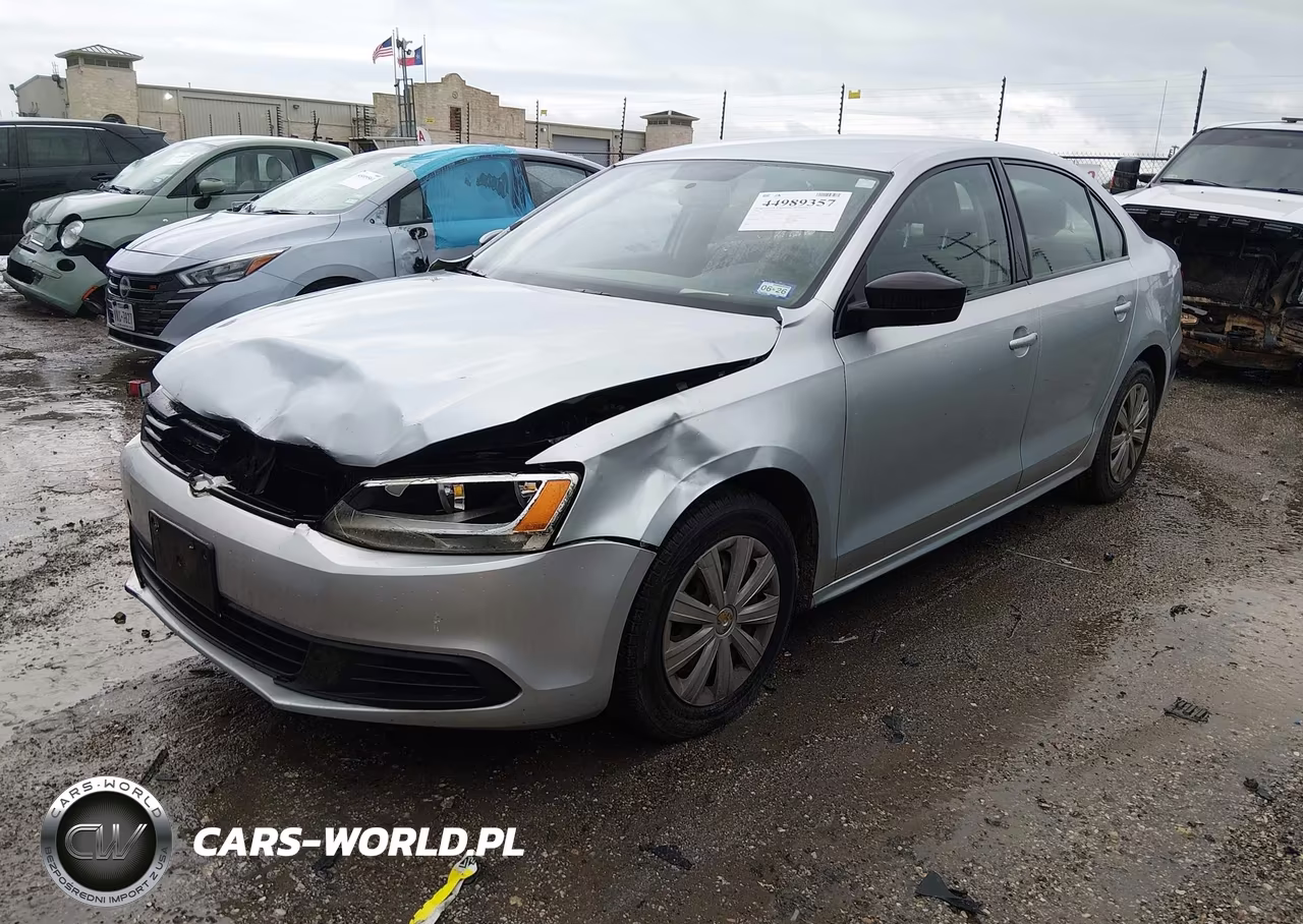2014 Volkswagen Jetta 2.0L S VIN:3VW1K7AJ2EM371256 - 2
