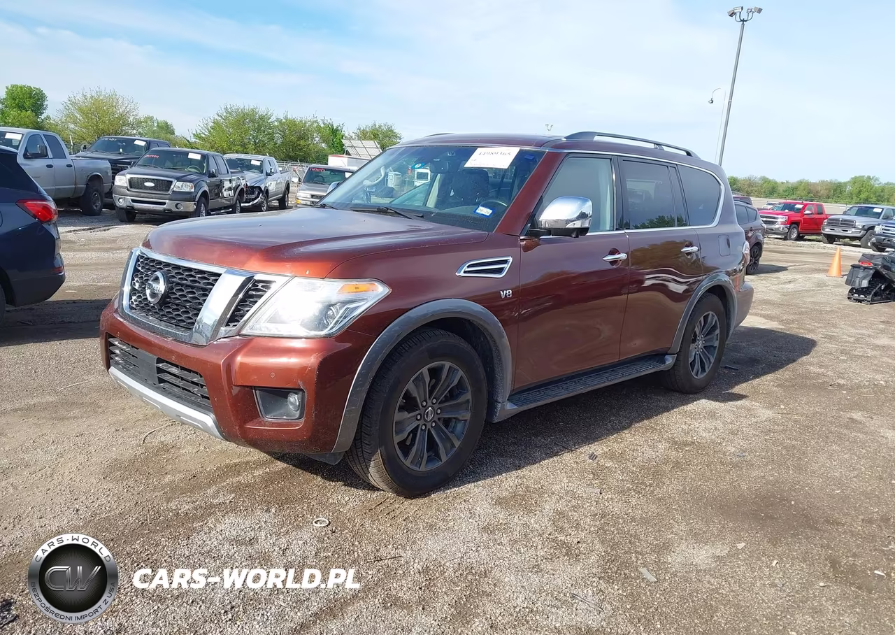 2017 Nissan Armada Platinum VIN:JN8AY2NE7H9707802 - 2