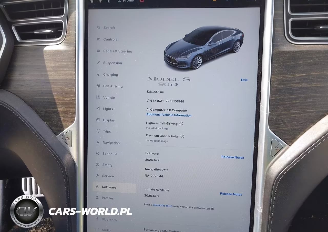2015 Tesla Model S 70D-85D-P85D VIN:5YJSA1E2XFF101949 - 19