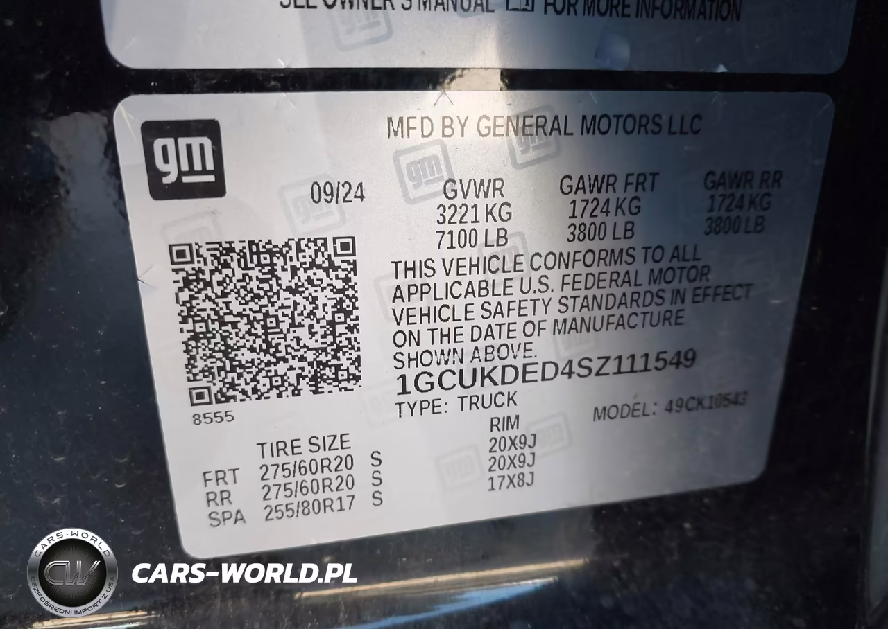 2025 Chevrolet Silverado 1500 4Wd Standard Bed Lt VIN:1GCUKDED4SZ111549 - 9