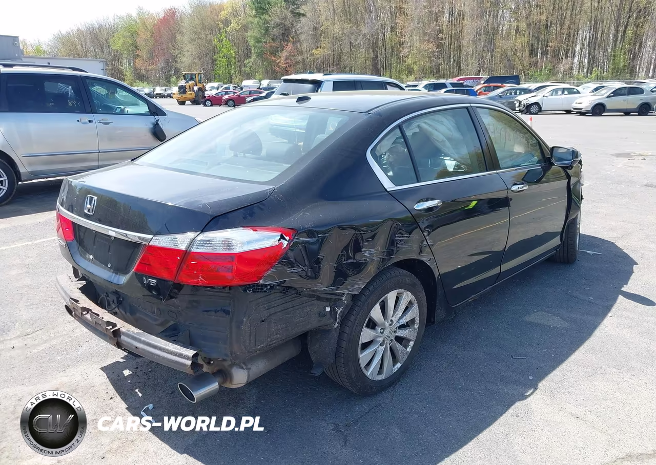 2015 Honda Accord Ex-L V-6 VIN:1HGCR3F87FA018694 - 4