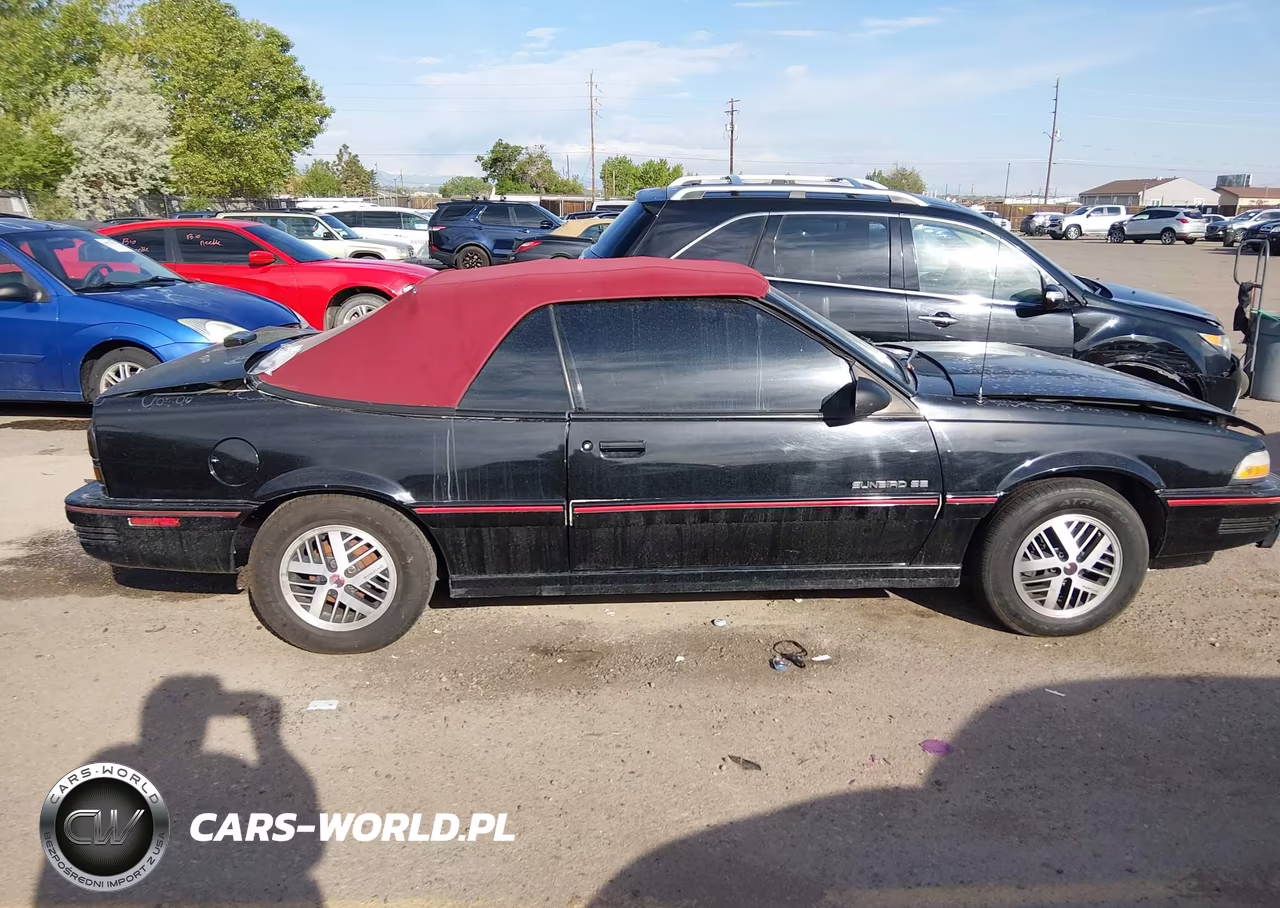 1992 Pontiac Sunbird Se VIN:1G2JB34H3N7560548 - 13