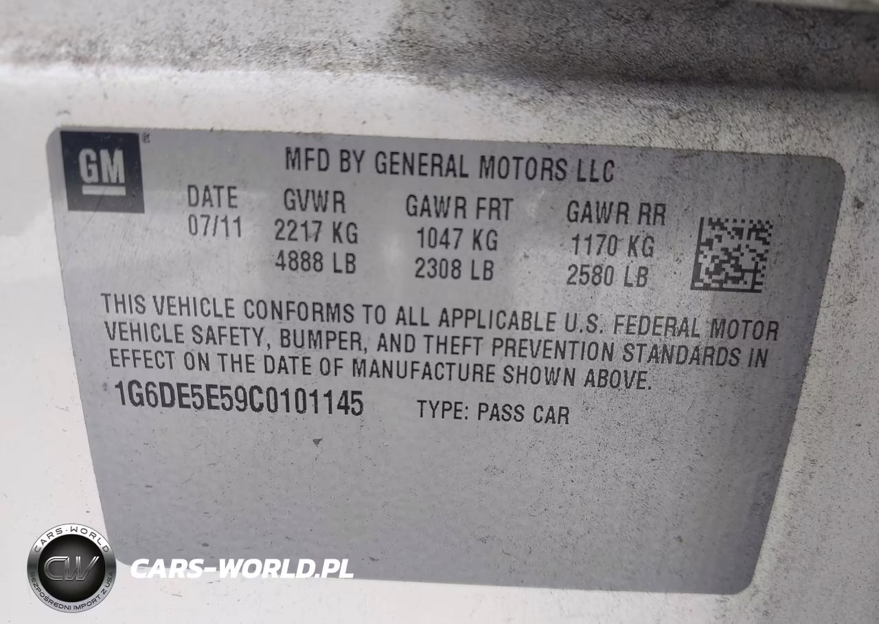 2012 Cadillac Cts Luxury VIN:1G6DE5E59C0101145 - 9