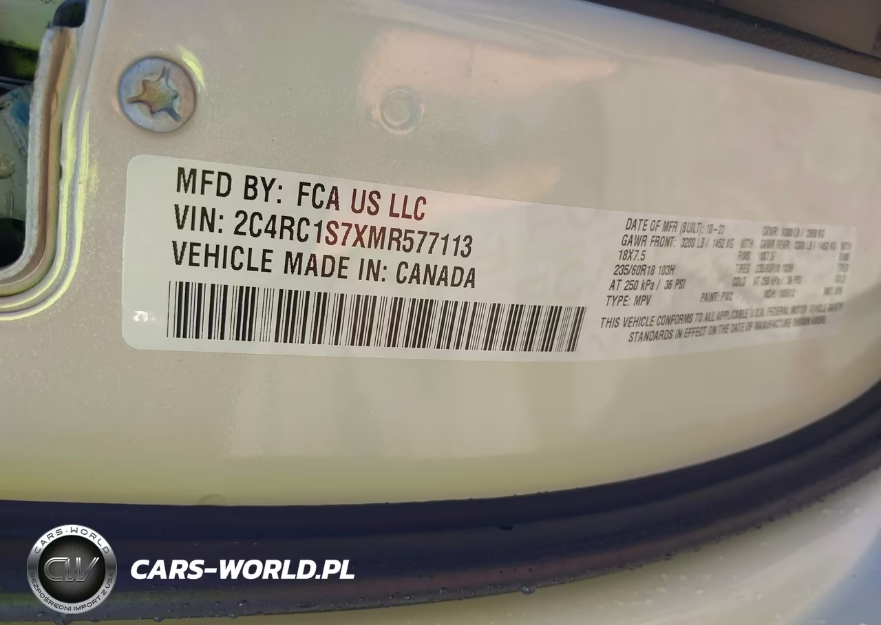 2021 Chrysler Pacifica Hybrid Limited VIN:2C4RC1S7XMR577113 - 9