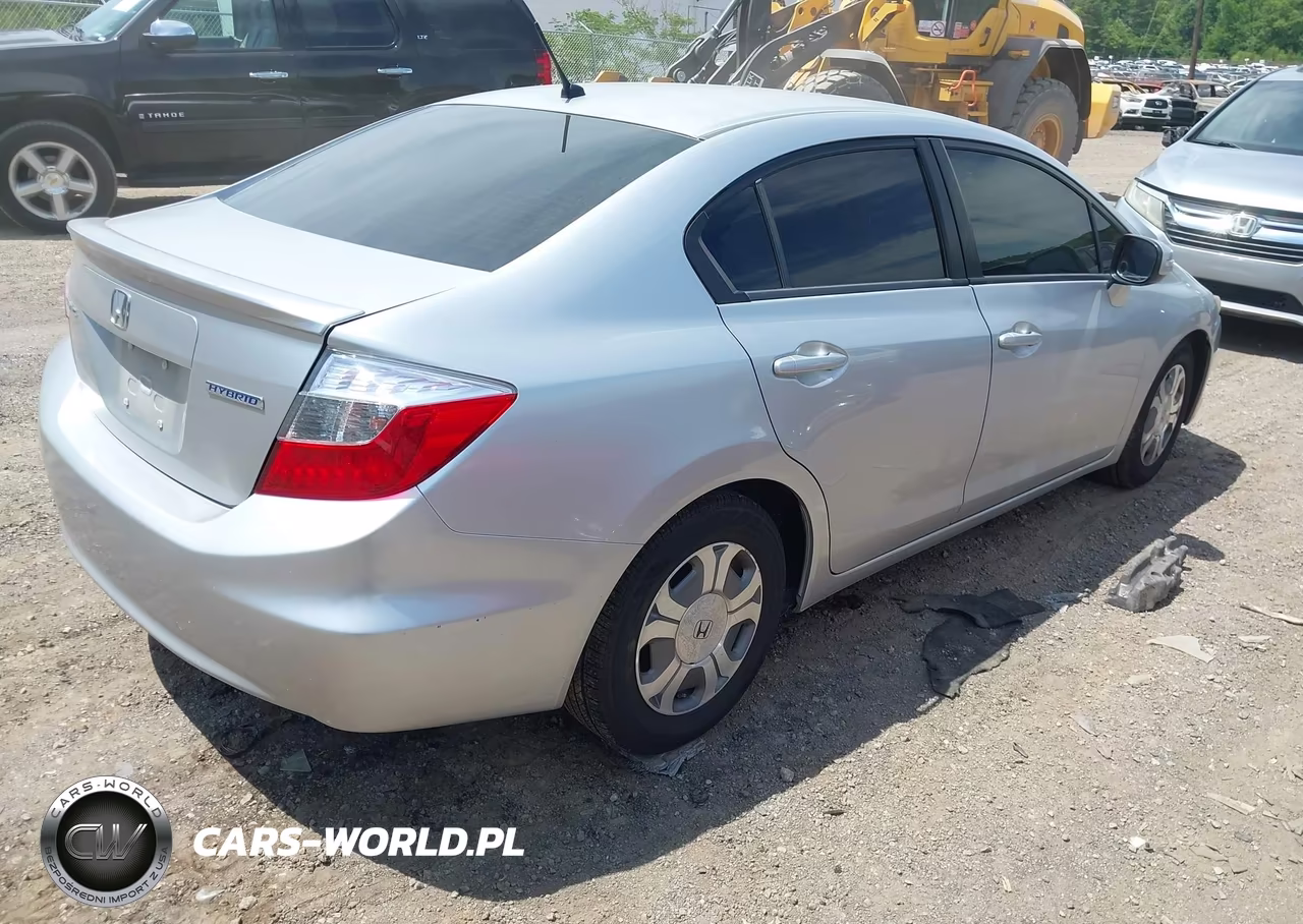 2012 Honda Civic Hybrid VIN:JHMFB4F23CS007911 - 4