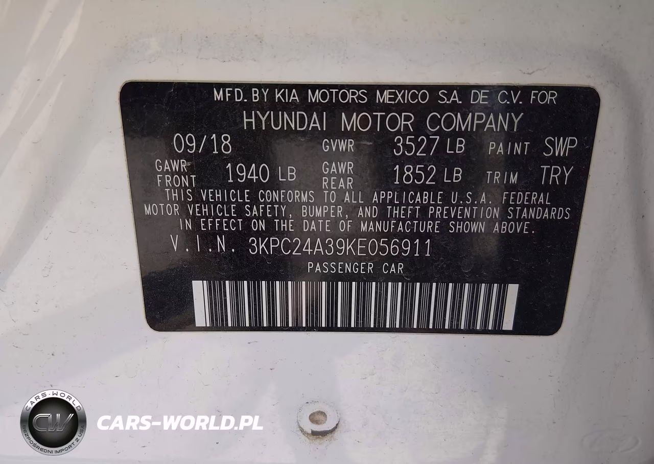 2019 Hyundai Accent Se VIN:3KPC24A39KE056911 - 9