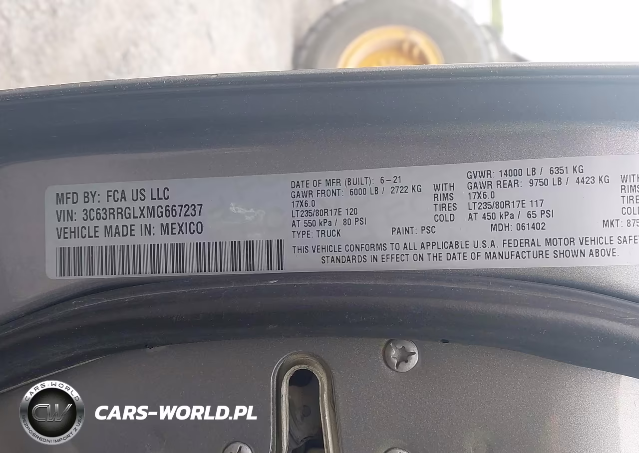 2021 Ram 3500 Tradesman 4X4 8' Box VIN:3C63RRGLXMG667237 - 8