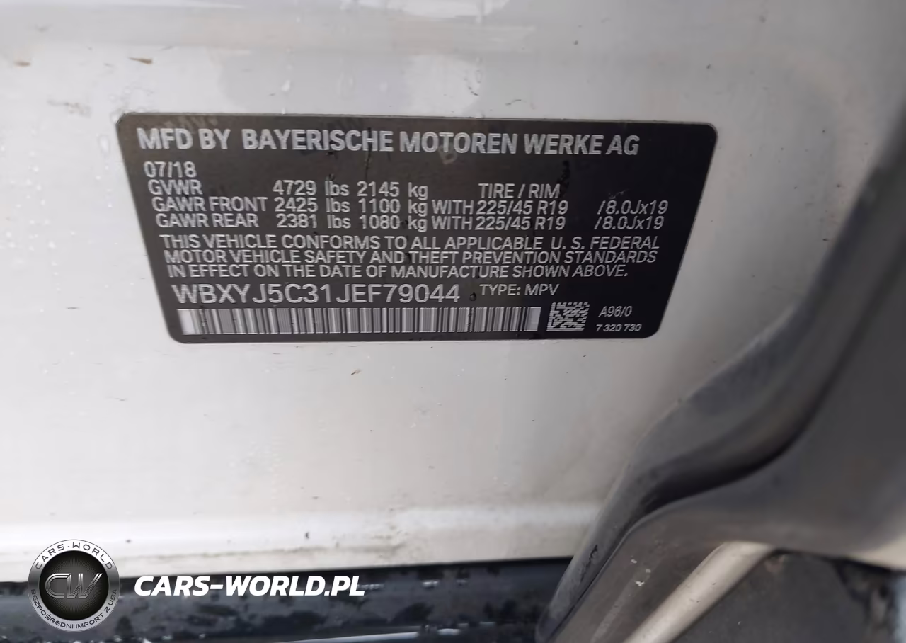 2018 BMW X2 xDrive28I VIN:WBXYJ5C31JEF79044 - 9
