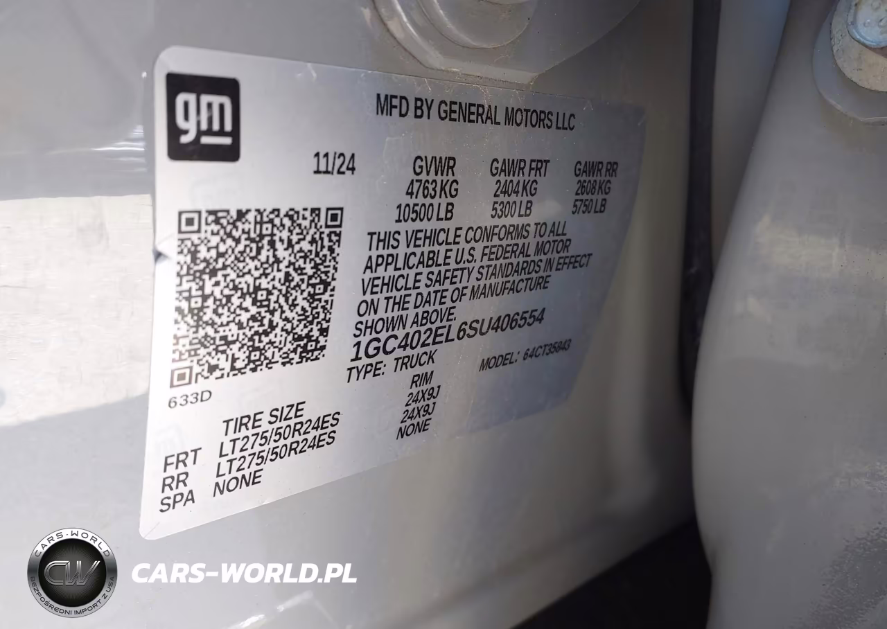 2025 Chevrolet Silverado Ev Rst VIN:1GC402EL6SU406554 - 8
