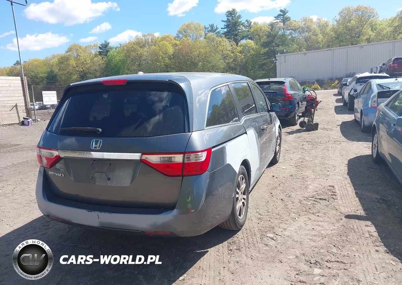 2012 Honda Odyssey Ex-L VIN:5FNRL5H62CB086275 - 4