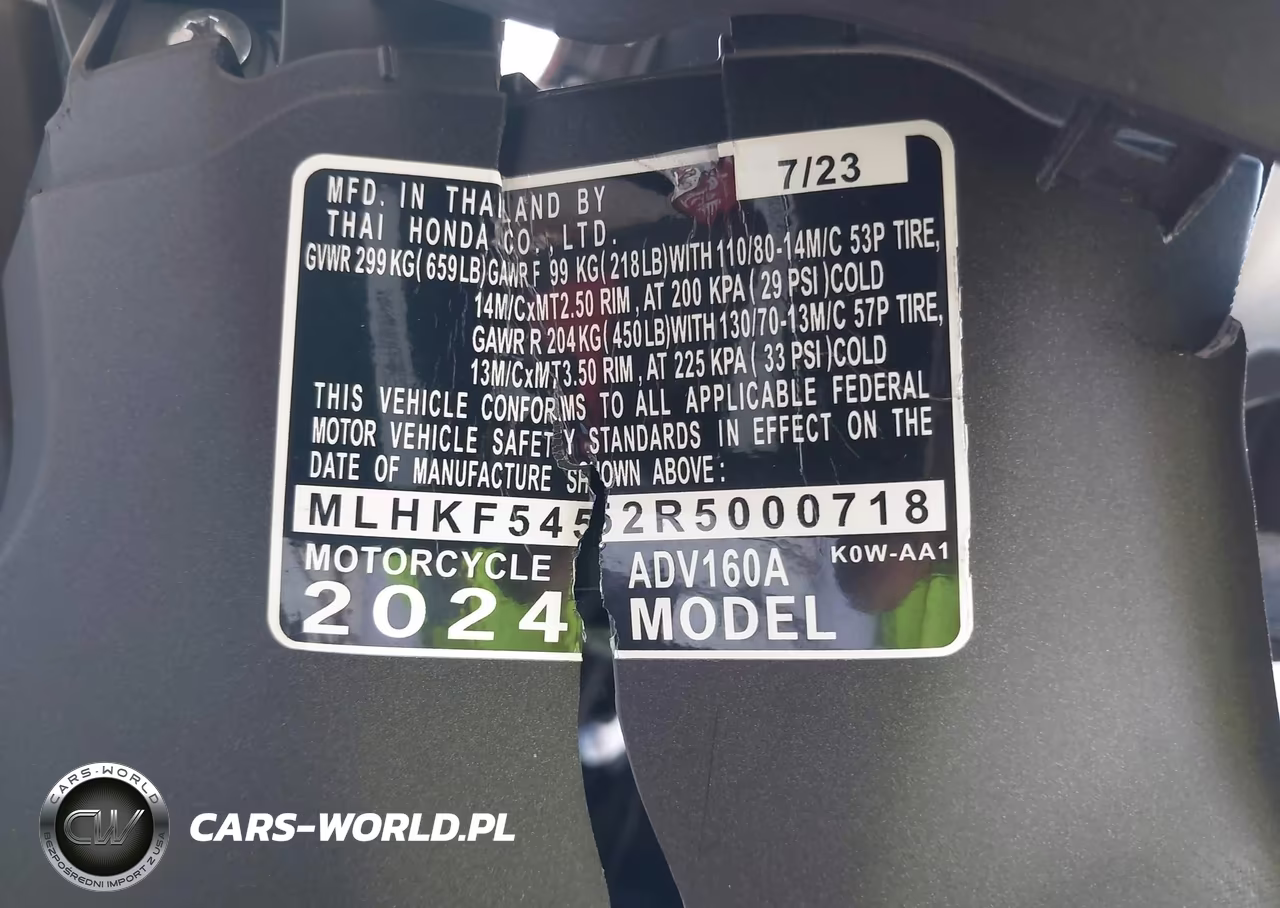 2024 Honda Adv160 A VIN:MLHKF5452R5000718 - 10
