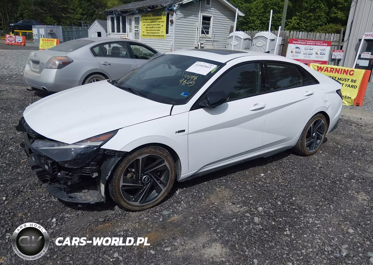 2022 Hyundai Elantra N Line VIN:KMHLR4AF8NU370119 - 2