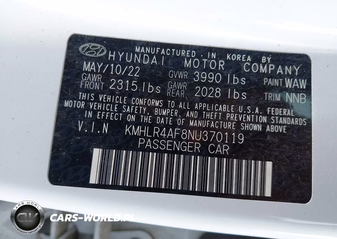 2022 Hyundai Elantra N Line VIN:KMHLR4AF8NU370119 - 9
