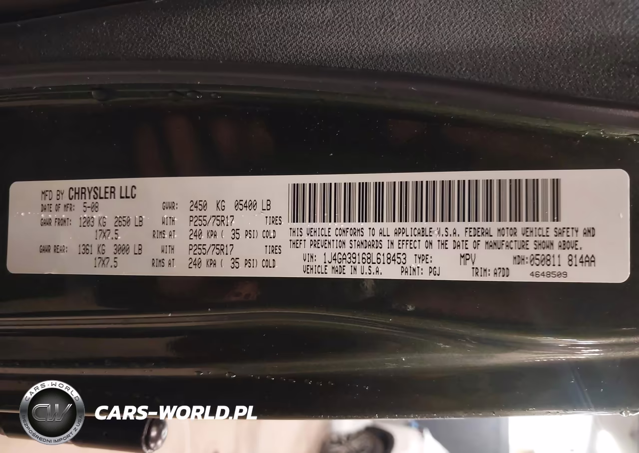 2008 Jeep Wrangler Unlimited X VIN:1J4GA39168L618453 - 9