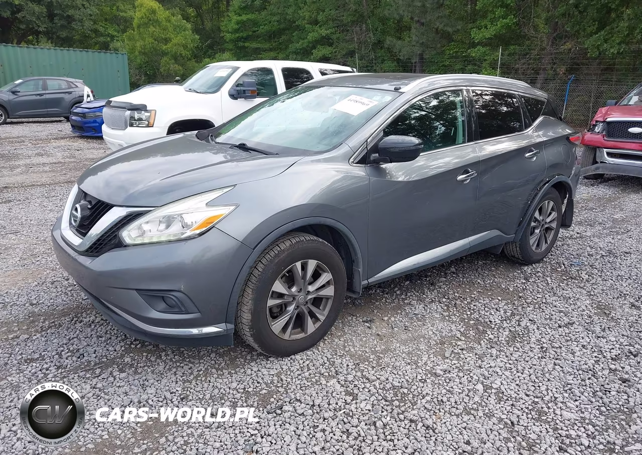 2017 Nissan Murano Sl VIN:5N1AZ2MG1HN160444 - 2