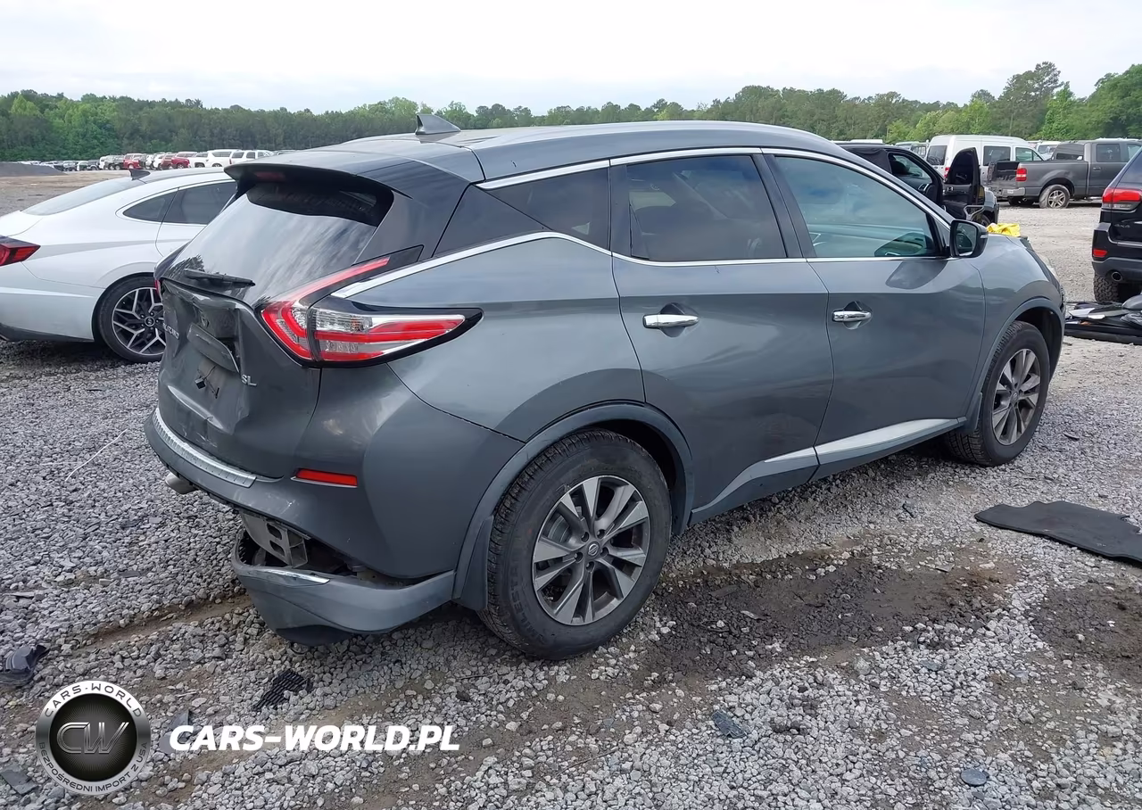 2017 Nissan Murano Sl VIN:5N1AZ2MG1HN160444 - 4