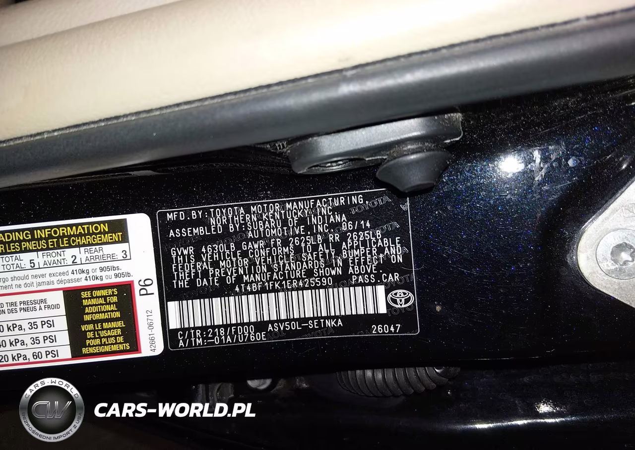 2014 Toyota Camry Le VIN:4T4BF1FK1ER425590 - 9