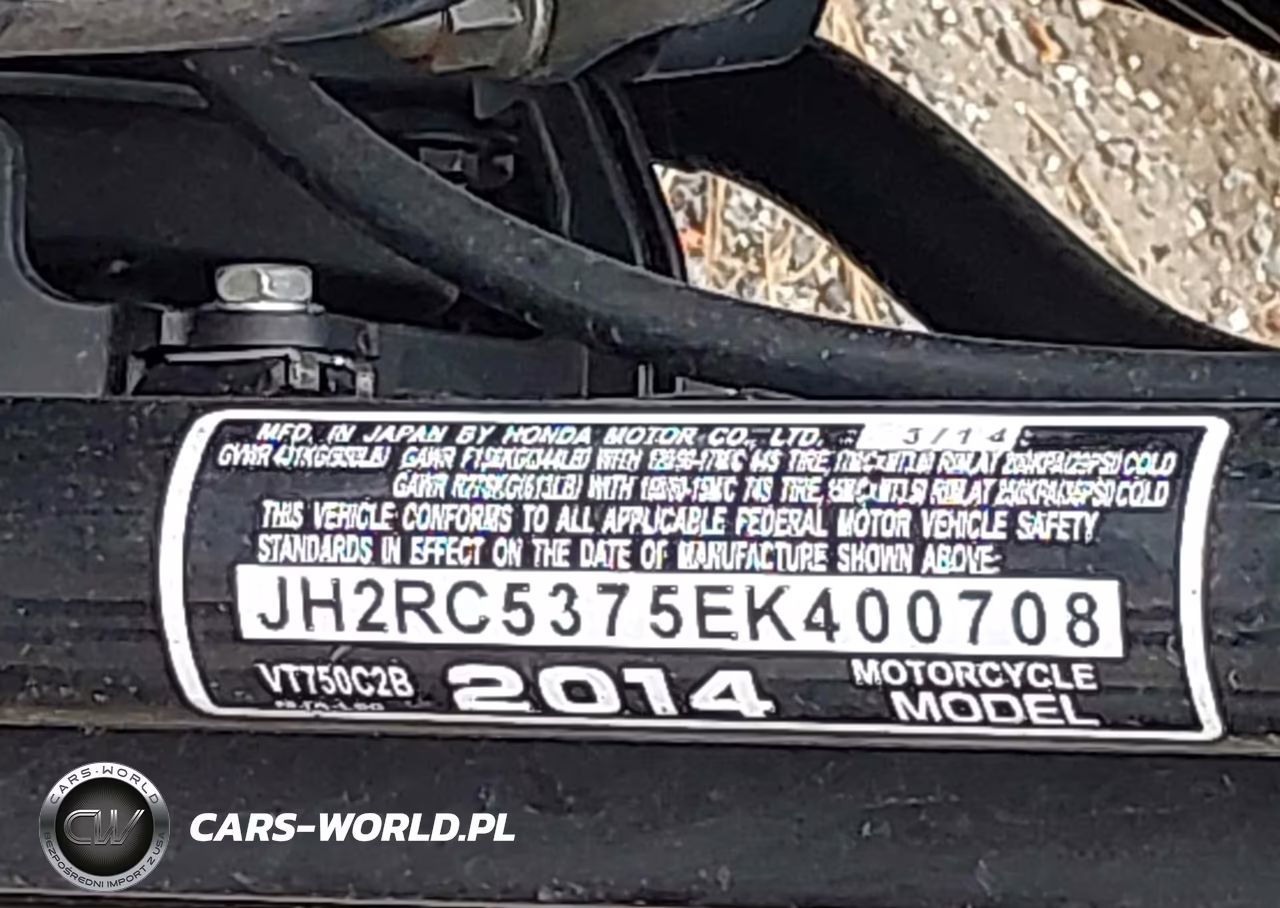 2014 Honda Vt750 C2B VIN:JH2RC5375EK400708 - 10