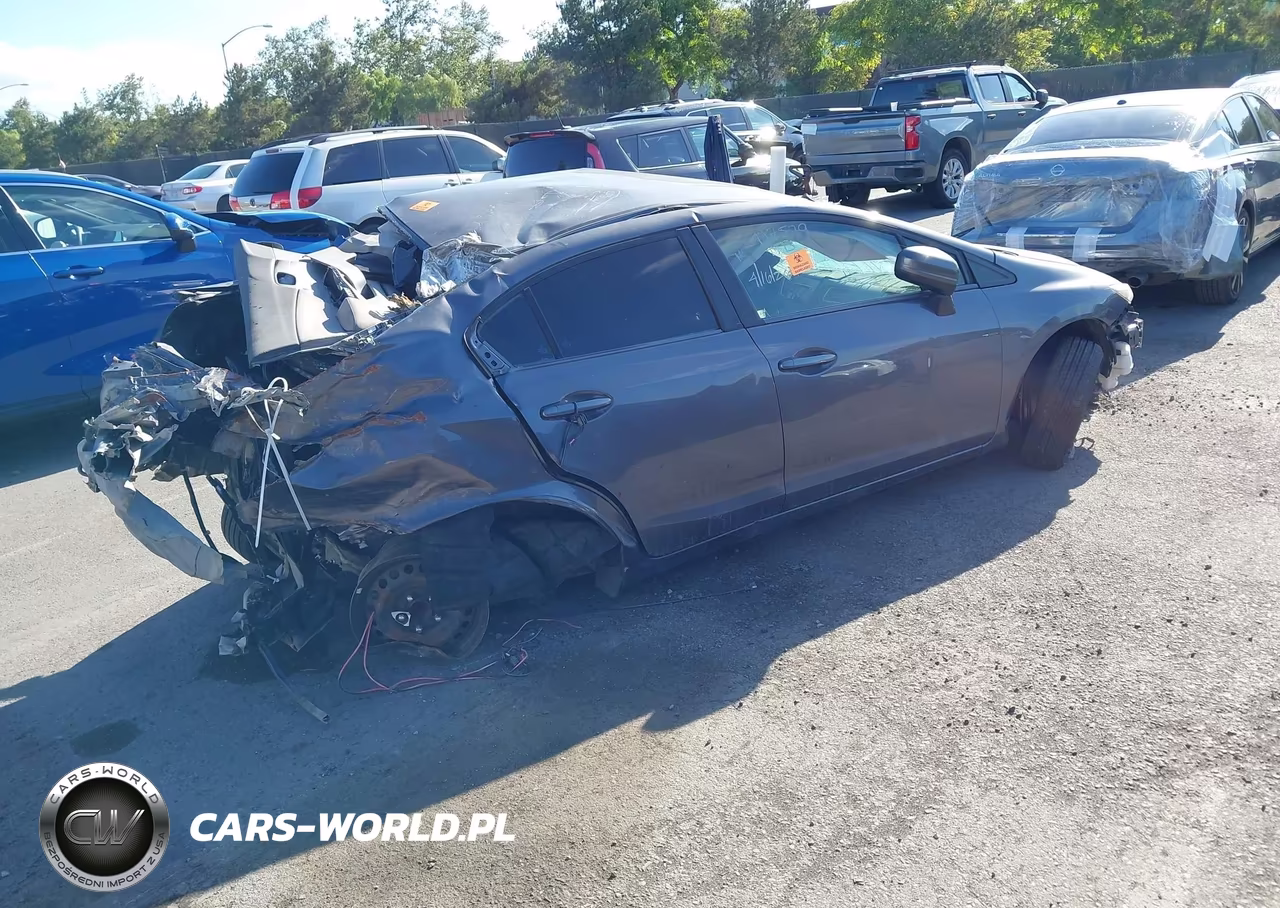 2015 Honda Civic Lx VIN:19XFB2F5XFE706007 - 4