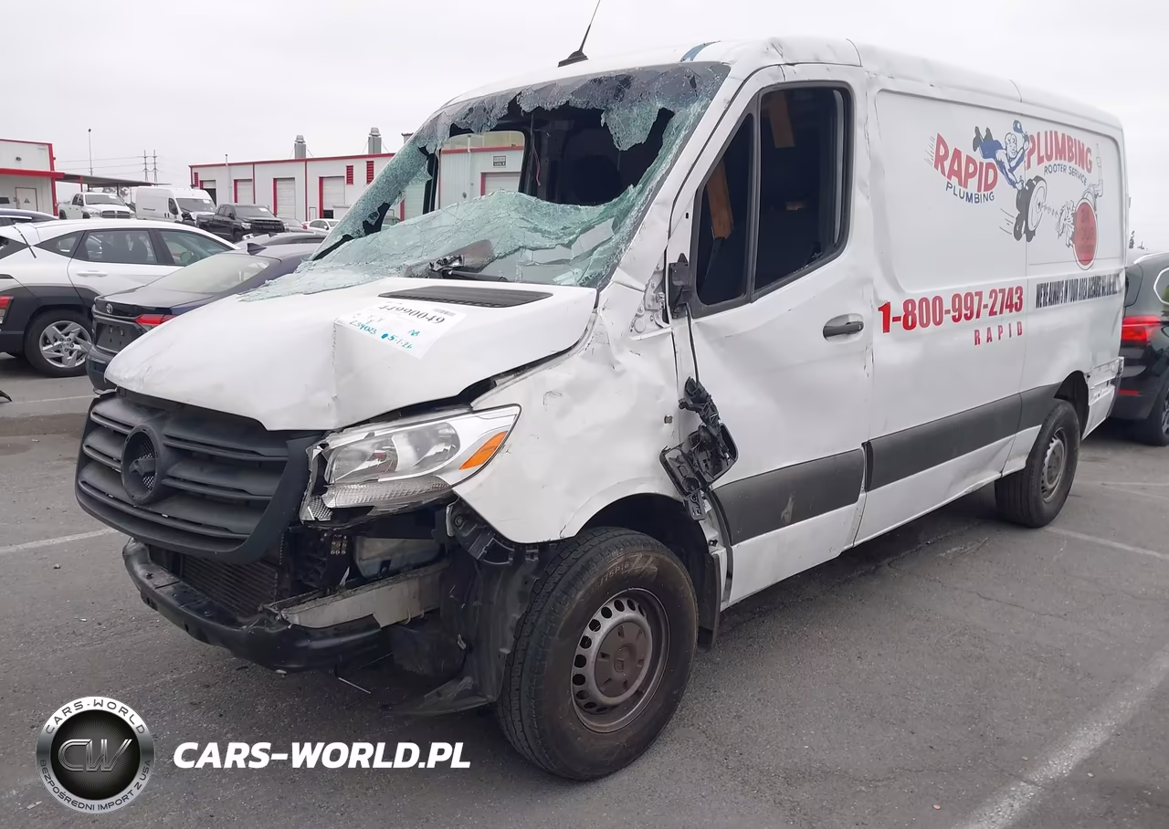 2019 Mercedes-Benz Sprinter 1500 Standard Roof I4 VIN:WD4PE7ED3KT010274 - 2