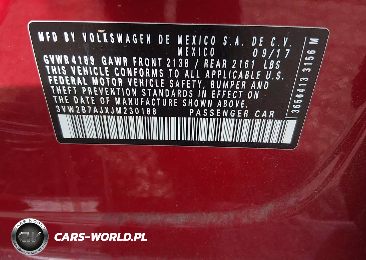 2018 Volkswagen Jetta 1.4T S VIN:3VW2B7AJXJM230188 - 9