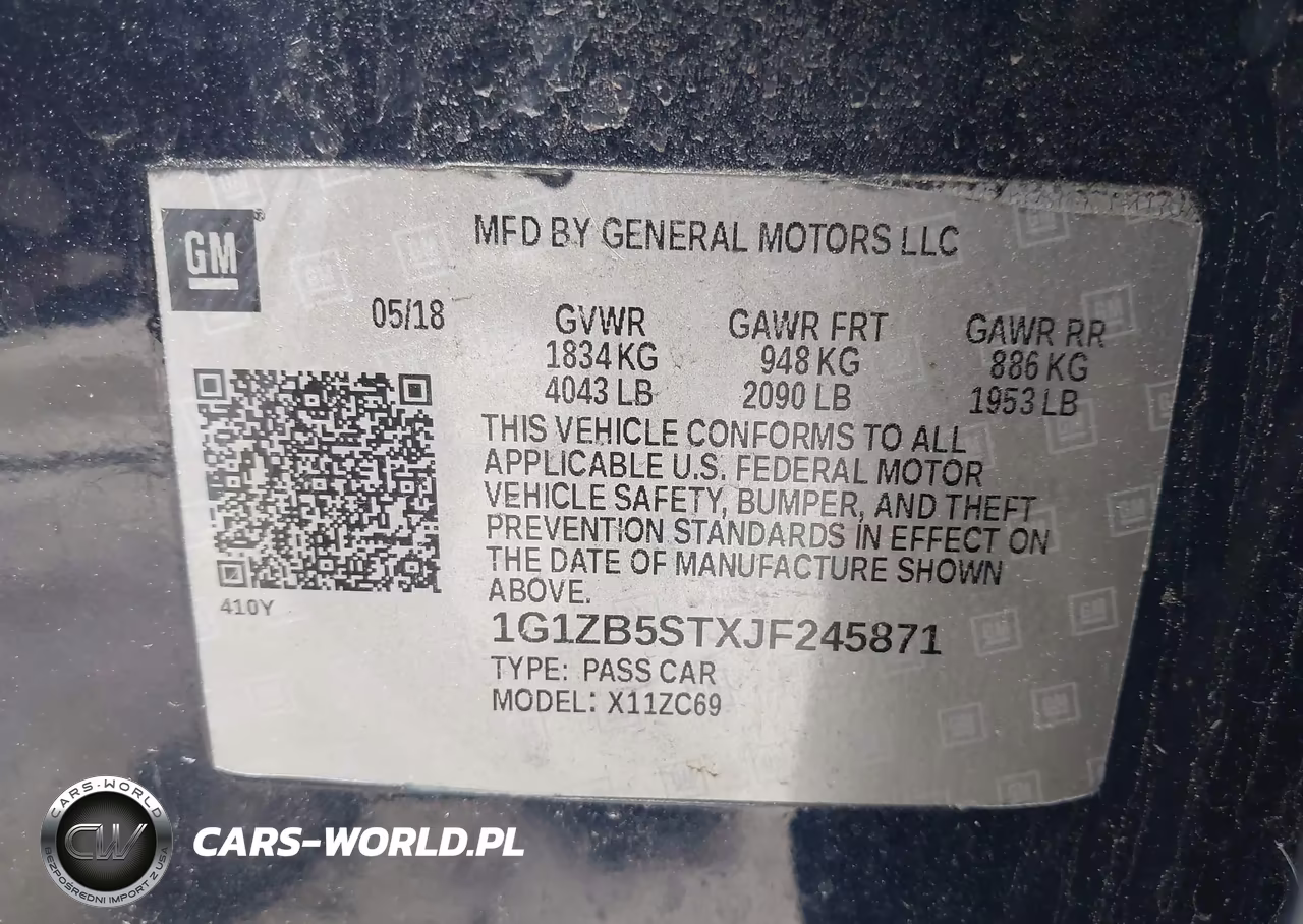2018 Chevrolet Malibu 1Ls VIN:1G1ZB5STXJF245871 - 9