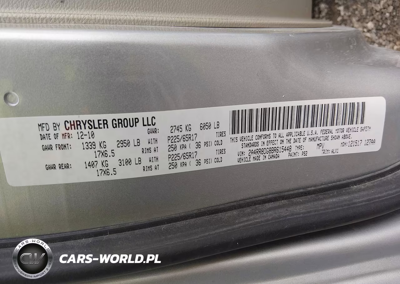 2011 Chrysler Town & Country Touring-L VIN:2A4RR8DG8BR615448 - 9