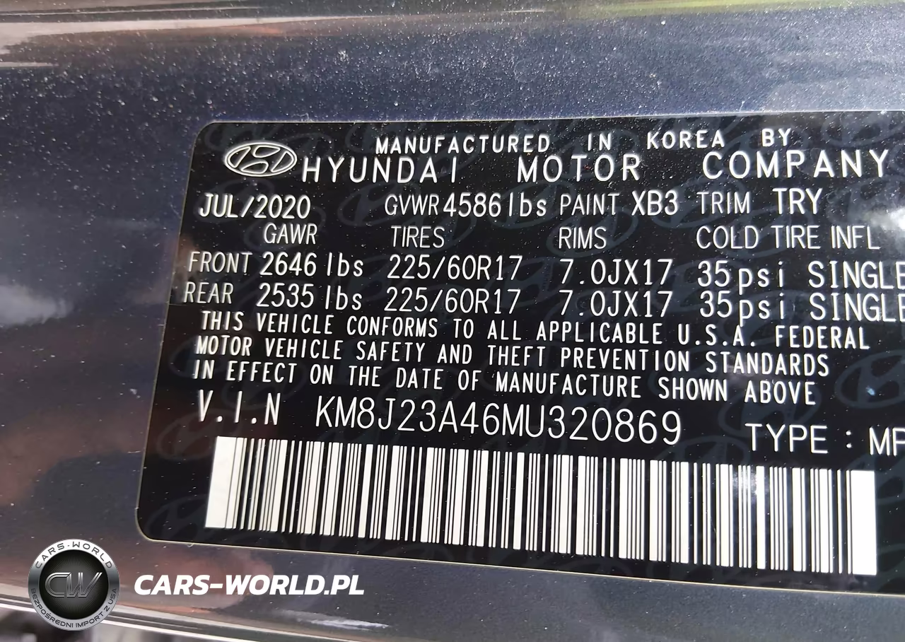 2021 Hyundai Tucson Se VIN:KM8J23A46MU320869 - 9