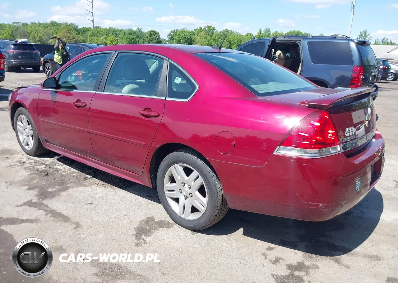 2010 Chevrolet Impala Lt VIN:2G1WB5EN3A1187867 - 3