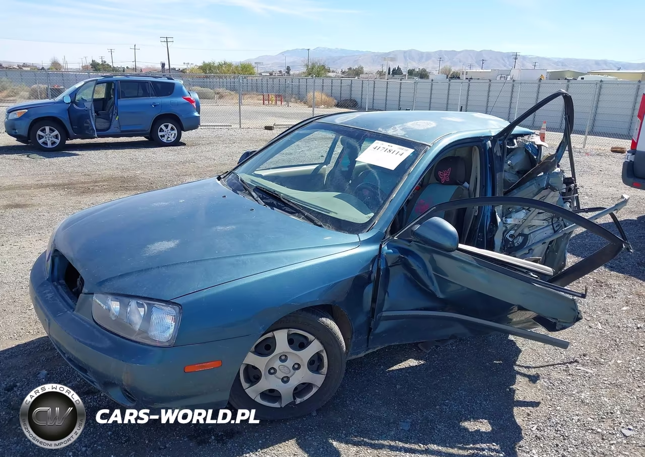 2003 Hyundai Elantra Gls-Gt VIN:KMHDN45D83U586168 - 2