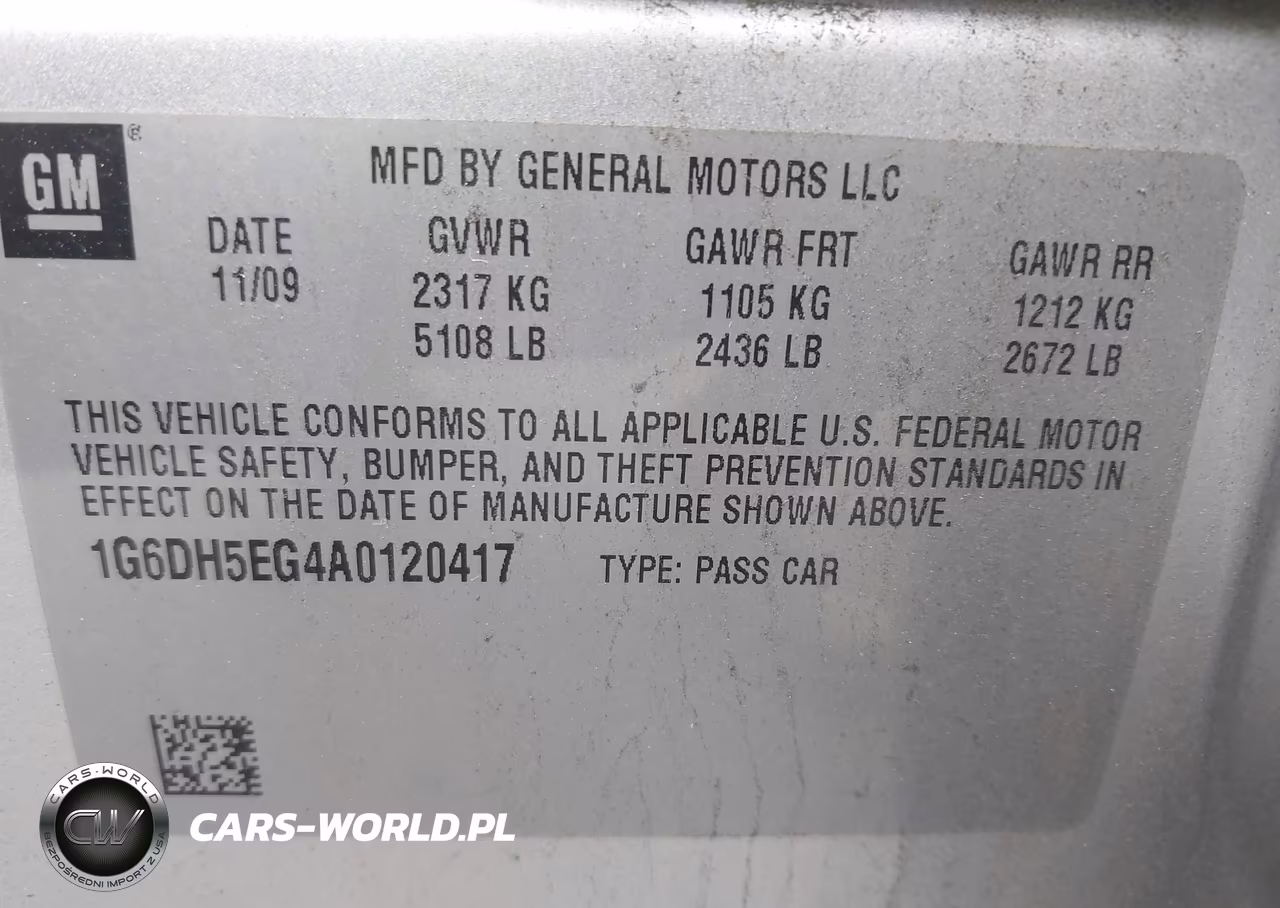 2010 Cadillac Cts Luxury VIN:1G6DH5EG4A0120417 - 9