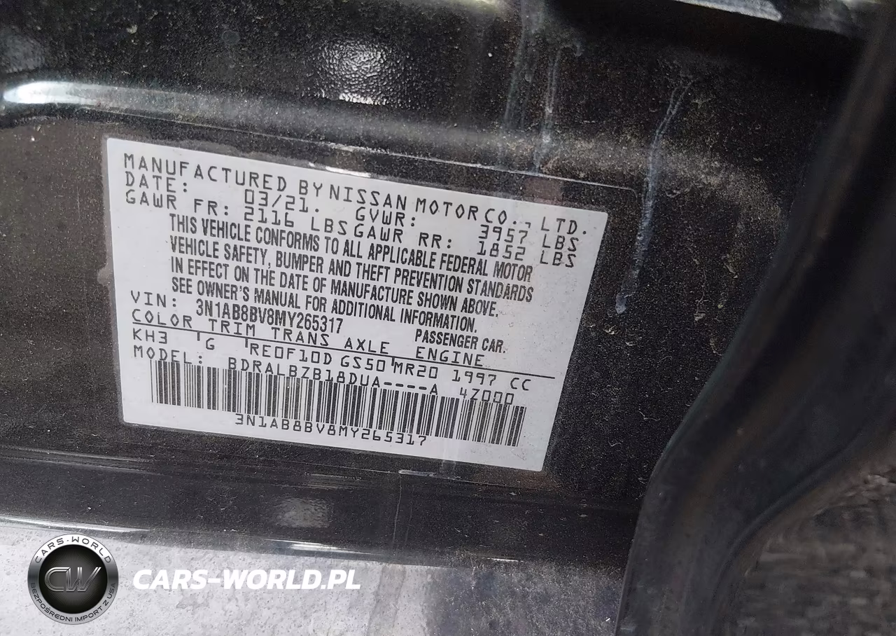 2021 Nissan Sentra S Xtronic Cvt VIN:3N1AB8BV8MY265317 - 9