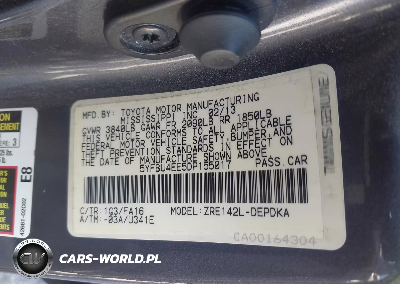 2013 Toyota Corolla L VIN:5YFBU4EE5DP155017 - 9