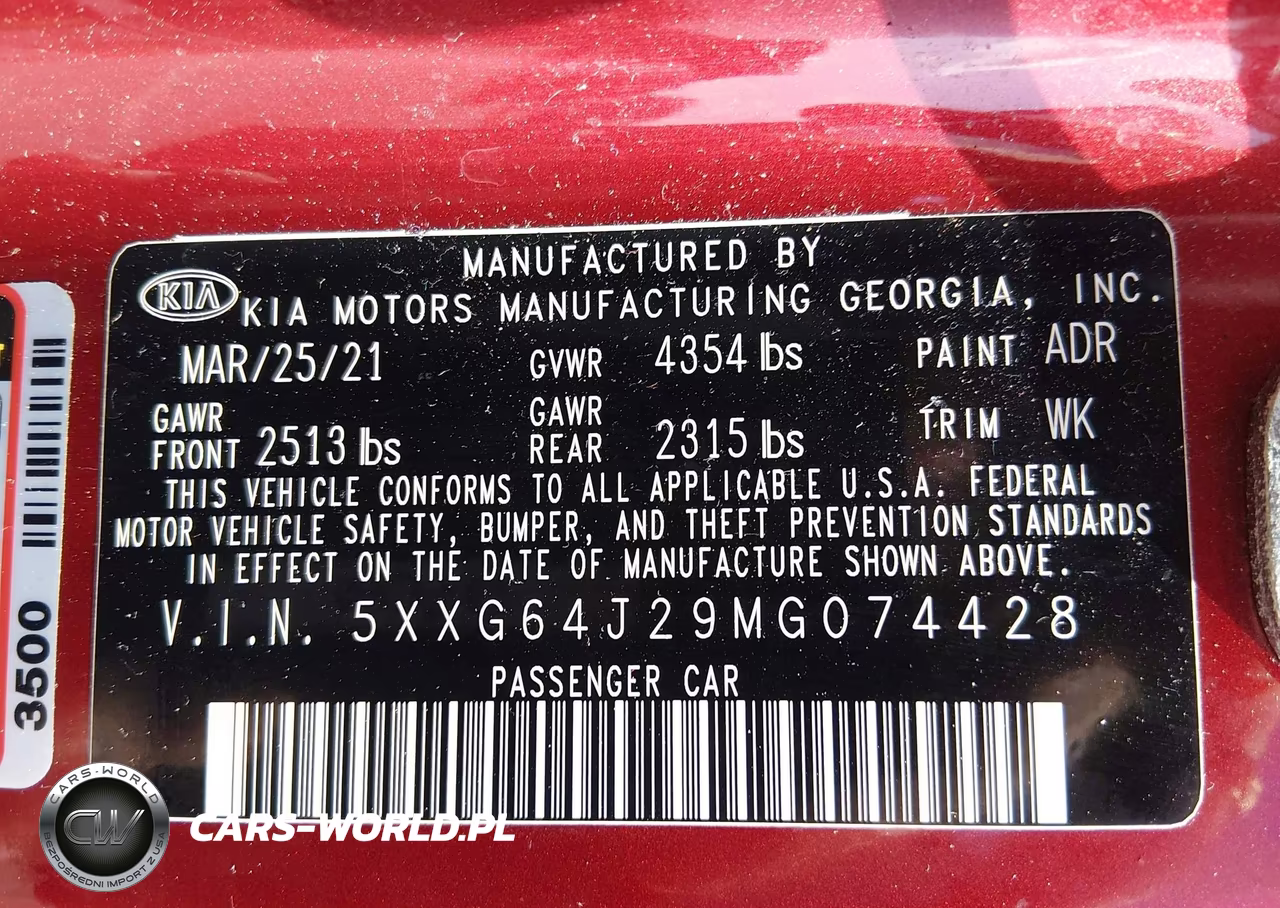 2021 Kia K5 Gt-Line VIN:5XXG64J29MG074428 - 9