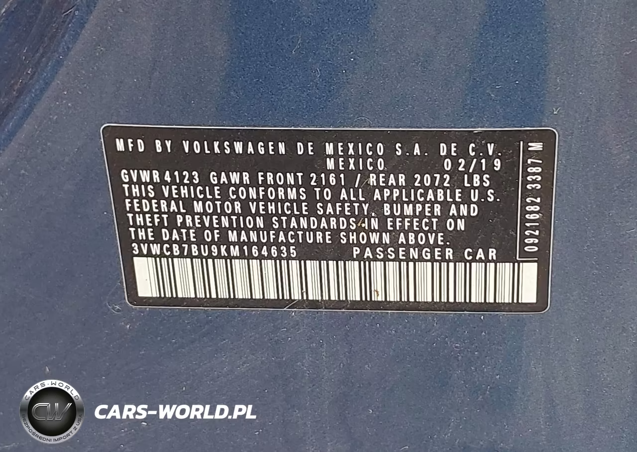 2019 Volkswagen Jetta 1.4T R-Line-1.4T S-1.4T Se VIN:3VWCB7BU9KM164635 - 9