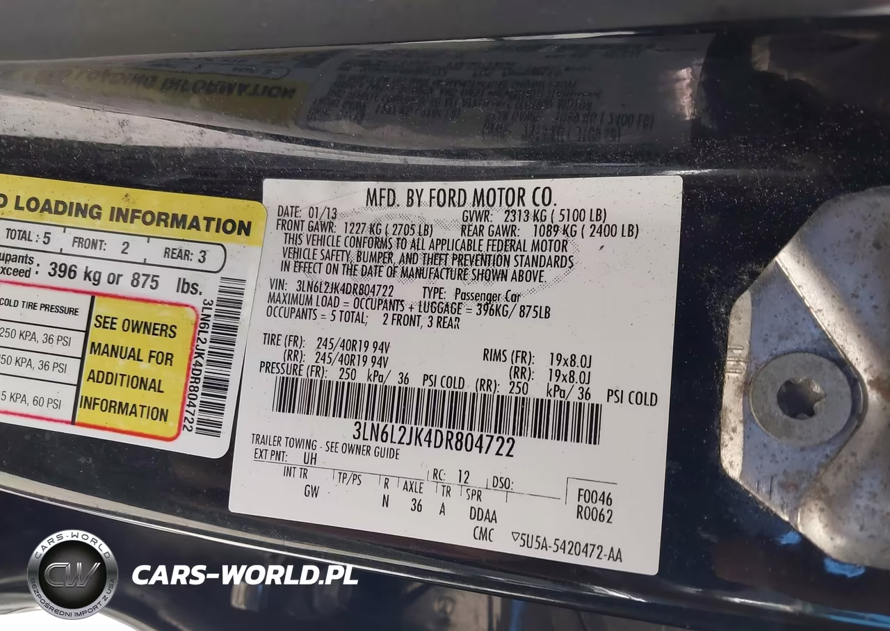 2013 Lincoln Mkz VIN:3LN6L2JK4DR804722 - 9